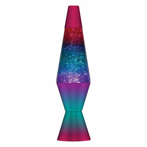 Purple pink and blue lava lamp