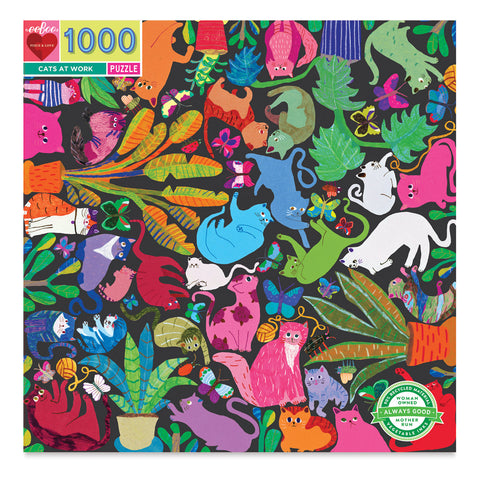 Cats at Work 1008 Piece Puzzle