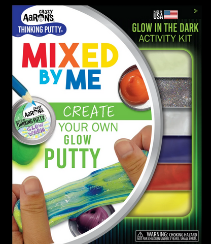 Crazy Aaron's Thinking Putty Mixed by Me Glow in the Dark