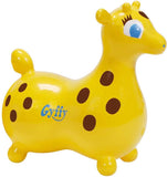 Gyffy The Giraffe Hop & Ride On, Yellow