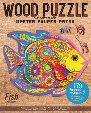 Wooden Fish Puzzle