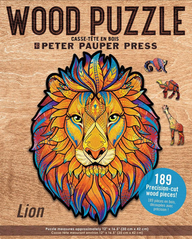 Wooden Lion Puzzle