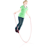 8' CONFETTI JUMP ROPE-RED