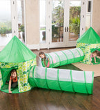 Pop-Up Play Tents and Tunnels, Set of Four